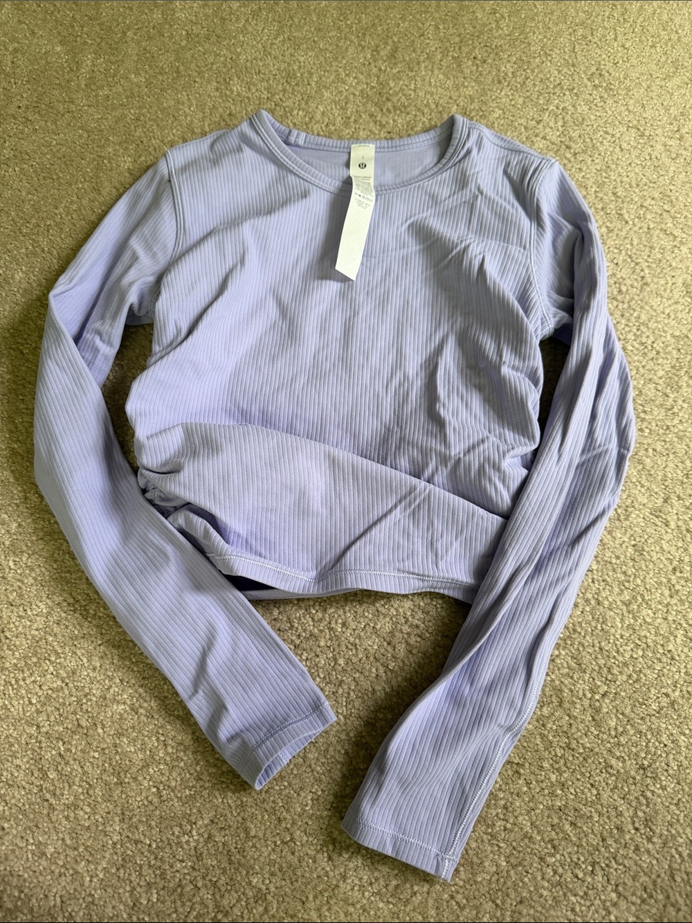 Lululemon ribbed top sz 2
